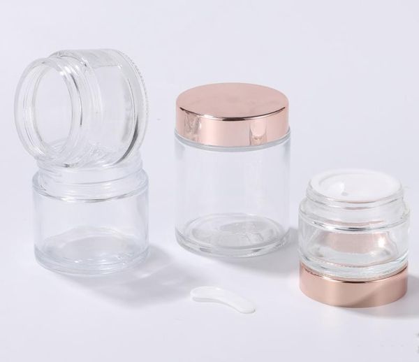 frosted glass cream jar clear cosmetic bottle lotion lip balm container with rose gold lid 5g 10g 15g 20g 30g 50g 100g
frosted glass cream jar clear cosmetic bottle lotion lip balm container with rose gold lid 5g 10g 15g 20g 30g 50g 100g