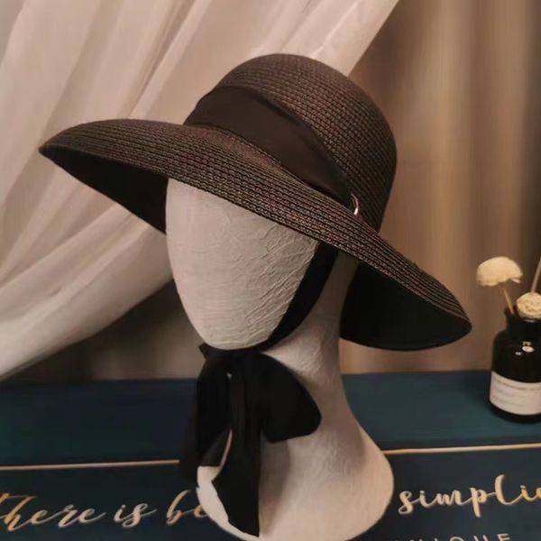3 color vintage strappy straw hats woven ribbon hepburn style wide brim sun beach hat with chin strap summer women elegant cap, Blue;gray
3 color vintage strappy straw hats woven ribbon hepburn style wide brim sun beach hat with chin strap summer women elegant cap, Blue;gray