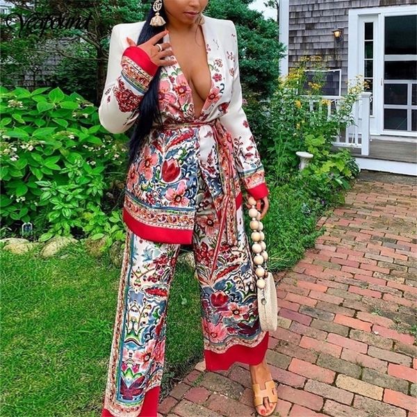 womens trouser suit cross vneck long sleeve v neck kimono jacketsprinted wide leg trousers two piece set suits autumn wear t200818, White
womens trouser suit cross vneck long sleeve v neck kimono jacketsprinted wide leg trousers two piece set suits autumn wear t200818, White