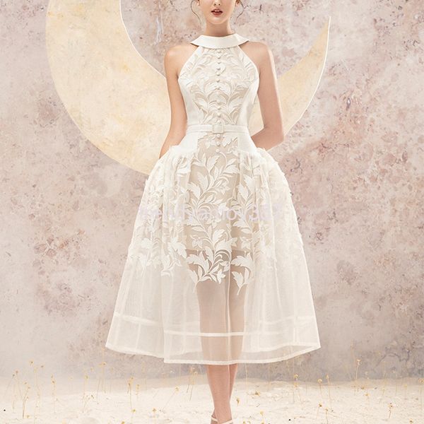 casual dresses spring and summer mid length dress temperament design sense hanging neck solid color embroidery stitching, Black;gray
casual dresses spring and summer mid length dress temperament design sense hanging neck solid color embroidery stitching, Black;gray