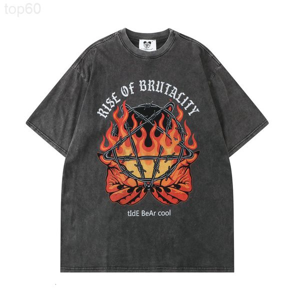 men's t-shirts designer 220g cotton washing water used t-shirt high street style printing flame devil short sleeve t-shirt men's s, White;black
men's t-shirts designer 220g cotton washing water used t-shirt high street style printing flame devil short sleeve t-shirt men's s, White;black