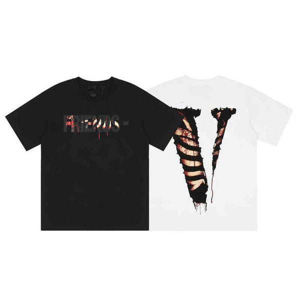 men's t-shirts meichaogao street blood stain knot big v print short sleeve loose casual t-shirt men and women summer coze, White;black
men's t-shirts meichaogao street blood stain knot big v print short sleeve loose casual t-shirt men and women summer coze, White;black