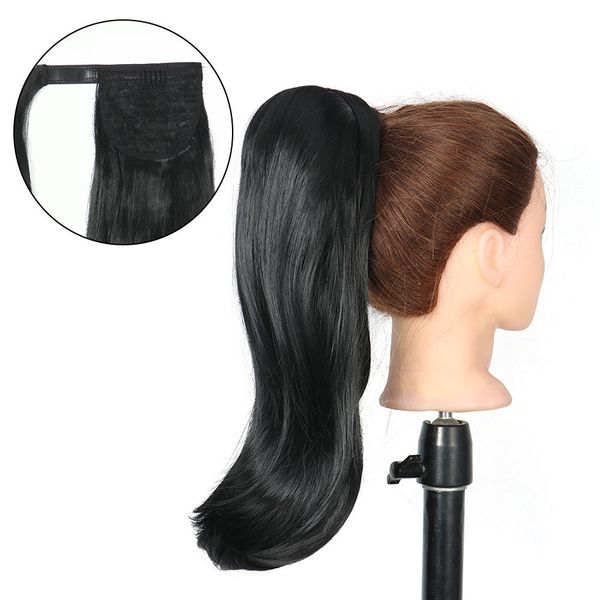 synthetic clip in hair ponytail hairpiece wavy end horse tail hair extensions 15inch 90g, Black
synthetic clip in hair ponytail hairpiece wavy end horse tail hair extensions 15inch 90g, Black