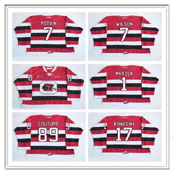 c202 custom chl ottawa 67s jersey hockey 1 petr mrazek 17 travis konecny 89 logan couture 7 potvin wilson stitched ohl ccm hockey jerseys re, Black
c202 custom chl ottawa 67s jersey hockey 1 petr mrazek 17 travis konecny 89 logan couture 7 potvin wilson stitched ohl ccm hockey jerseys re, Black