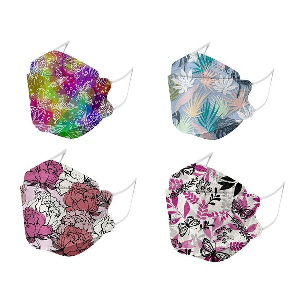disposable kf94 face mask flower printed breathable masks with 4-layer filters
disposable kf94 face mask flower printed breathable masks with 4-layer filters