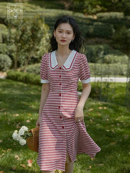casual dresses retro chic style red plaid women dress doll collar a-line sweet vintage puff sleeves picnic skirt 2023 summercasual, Black;gray
casual dresses retro chic style red plaid women dress doll collar a-line sweet vintage puff sleeves picnic skirt 2023 summercasual, Black;gray