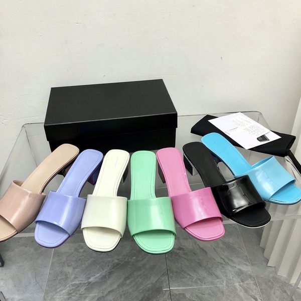 slippers slides foam runners designer women shoes sandal designer sliders solid patent leather heel bottom colorful fashion brand logo comfo, Black
slippers slides foam runners designer women shoes sandal designer sliders solid patent leather heel bottom colorful fashion brand logo comfo, Black