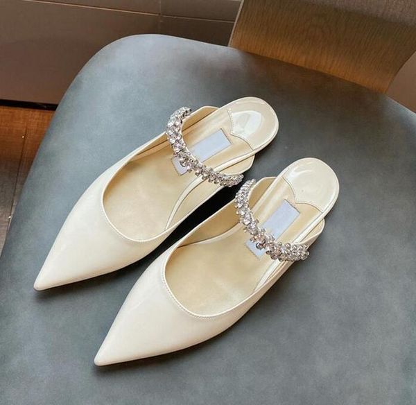 luxury romantic wedding womens sandals slippers mules bing flat crystal arch strap patent leather diamond chain high heeled jimmys choos kpt, Black
luxury romantic wedding womens sandals slippers mules bing flat crystal arch strap patent leather diamond chain high heeled jimmys choos kpt, Black