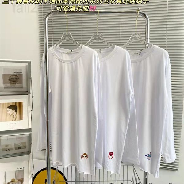 women's t-shirt designer 6022401 2022 dongdaemun spring new cartoon small embroidery long sleeved white sweater bottomed t-shirt js4q
women's t-shirt designer 6022401 2022 dongdaemun spring new cartoon small embroidery long sleeved white sweater bottomed t-shirt js4q