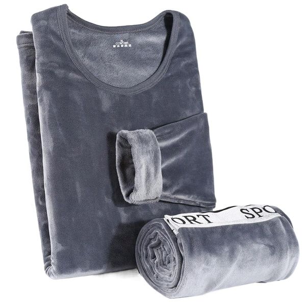 men's thermal underwear men winter unserwear set volvet soft fleece warm body buttoms slim clothes i691#, Black;white
men's thermal underwear men winter unserwear set volvet soft fleece warm body buttoms slim clothes i691#, Black;white