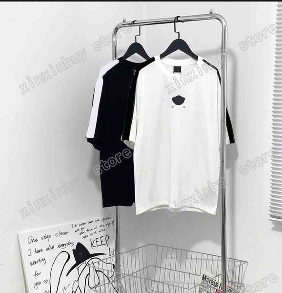 22ss men women designers t shirts tee shoulder stripe letter cotton short sleeve crew neck streetwear black xinxinbuy xs, White;black
22ss men women designers t shirts tee shoulder stripe letter cotton short sleeve crew neck streetwear black xinxinbuy xs, White;black