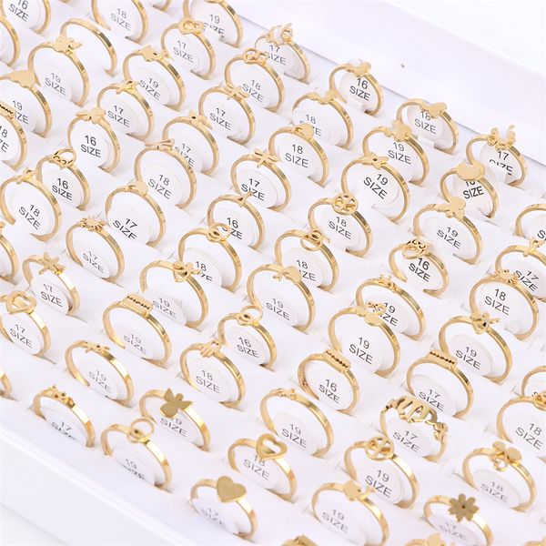 20pcs/lot wholesale stainless steel fashion rings for women trendy elegant simple fashion mixed style jewellery birthday party gifts, Golden;silver
20pcs/lot wholesale stainless steel fashion rings for women trendy elegant simple fashion mixed style jewellery birthday party gifts, Golden;silver