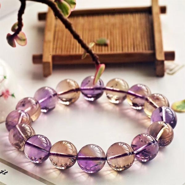 natural ametrine purple yellow bracelet 14mm for women men charms purple round beads stretch crystal jewelry aaaaa, Silver
natural ametrine purple yellow bracelet 14mm for women men charms purple round beads stretch crystal jewelry aaaaa, Silver
