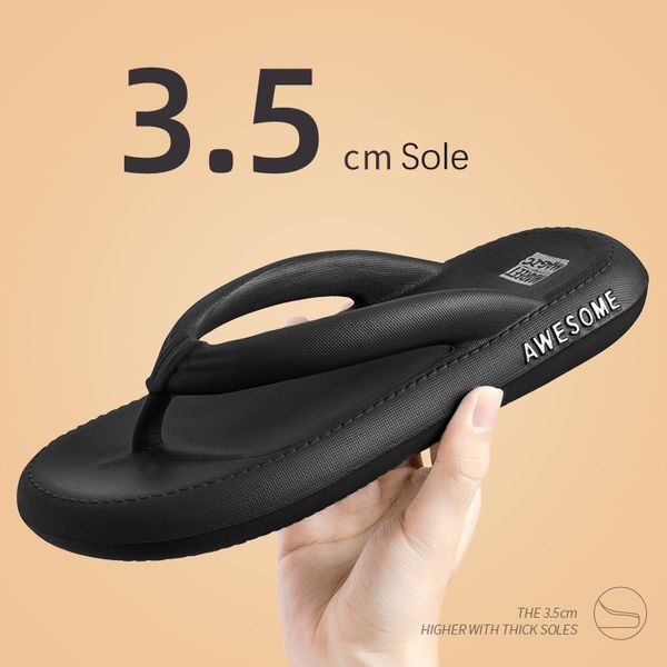 flip flops mens thong sandals summer female shoes thick bottom eva non-slip slide slippers outdoor indoor couples 220408, Black
flip flops mens thong sandals summer female shoes thick bottom eva non-slip slide slippers outdoor indoor couples 220408, Black