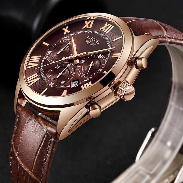 watch for men brand luxury waterproof 24 hour date quartz clock brown leather sports wristwatch 2022, Slivery;brown
watch for men brand luxury waterproof 24 hour date quartz clock brown leather sports wristwatch 2022, Slivery;brown