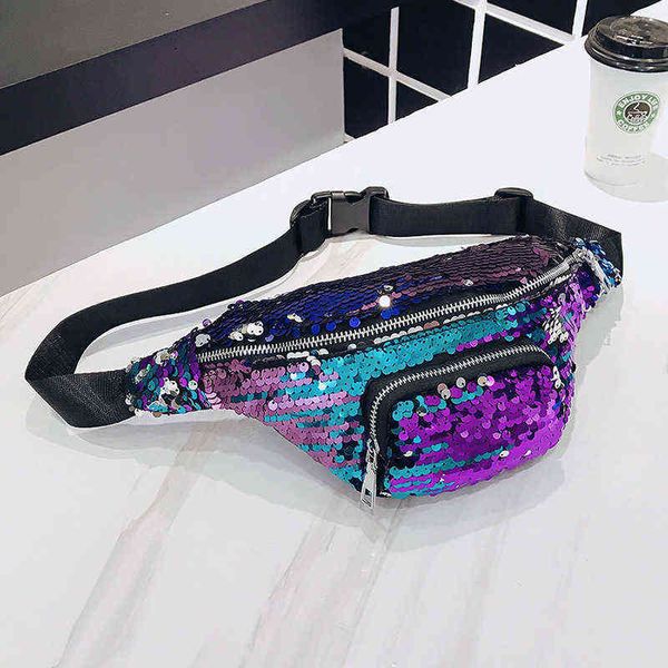 breast bag women fashion korean waist bag foreign style personality sequins cool diagonal bag 220712
breast bag women fashion korean waist bag foreign style personality sequins cool diagonal bag 220712