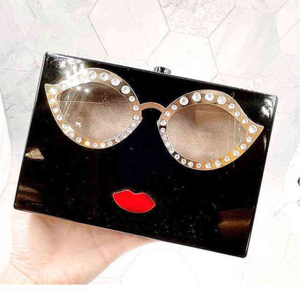 fashion eyes diamonds cool women's bags evening party luxury crossbody messenger phone 220610
fashion eyes diamonds cool women's bags evening party luxury crossbody messenger phone 220610