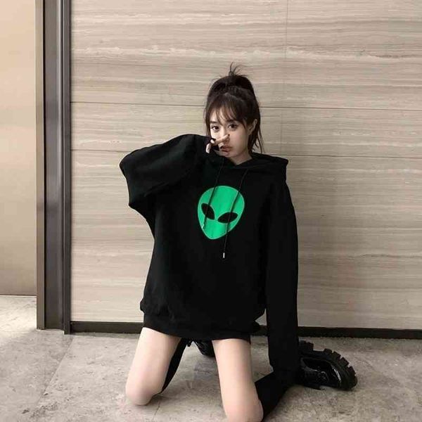 2022 designer bal hoodies and coats autumn winter new european american green face alien print hoodie, men's women's same bottomed, Black
2022 designer bal hoodies and coats autumn winter new european american green face alien print hoodie, men's women's same bottomed, Black
