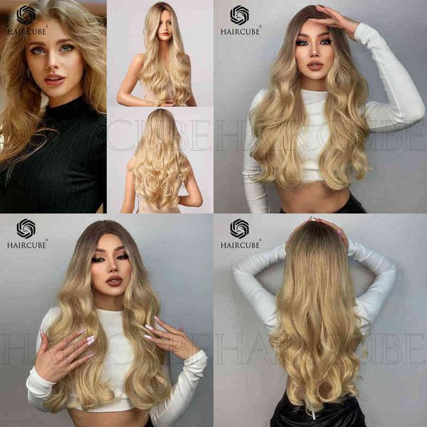 style women's wig dark brown gradual change gold medium length curly hair high temperature silk synthetic material 220527, Black
style women's wig dark brown gradual change gold medium length curly hair high temperature silk synthetic material 220527, Black