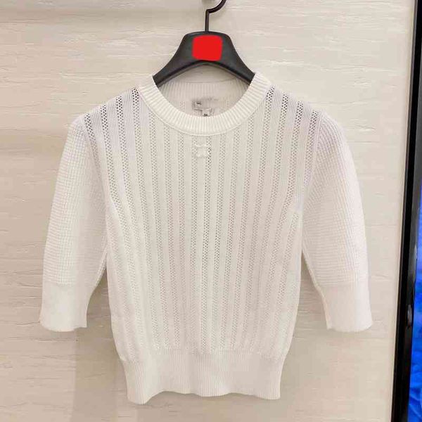 women's knits & tees spring celebrities embroidery hollowed out temperament fashion sweet pullover round neck short sleeved knitted swe, White
women's knits & tees spring celebrities embroidery hollowed out temperament fashion sweet pullover round neck short sleeved knitted swe, White