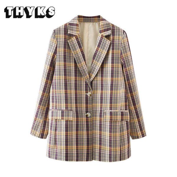 vintage women's plaid blazer single breasted long sleeves pocket office casual loose elegant jacket vest printemps 2022 j220813, White;black
vintage women's plaid blazer single breasted long sleeves pocket office casual loose elegant jacket vest printemps 2022 j220813, White;black