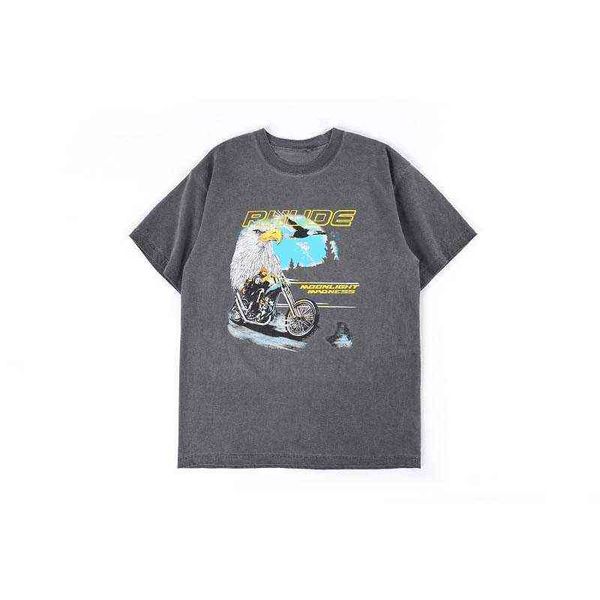 t designer rhude shirt washed do old eagle tees men women casual streetwear t-shirts high-quality, White;black
t designer rhude shirt washed do old eagle tees men women casual streetwear t-shirts high-quality, White;black