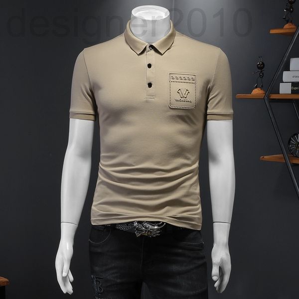 men's polos designer summer 2022 new korean men's fashion casual lapel polo short sleeve, White;black
men's polos designer summer 2022 new korean men's fashion casual lapel polo short sleeve, White;black