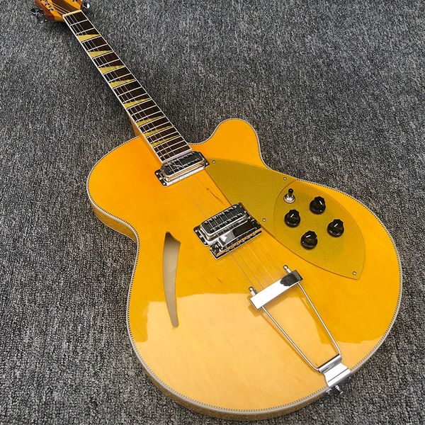 specials 370 electric guitar light yellow paint semi-hollow guitar golden guard sound quality perfect package freight
specials 370 electric guitar light yellow paint semi-hollow guitar golden guard sound quality perfect package freight