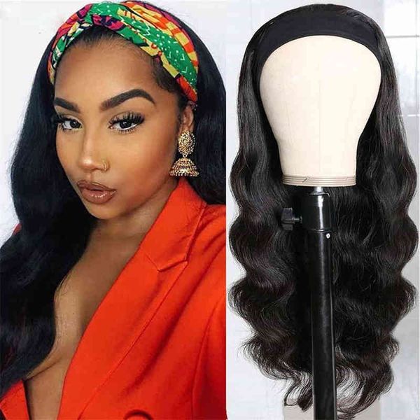 hair wigs headband body wave human with brazilian remy scarf for women 220722, Black
hair wigs headband body wave human with brazilian remy scarf for women 220722, Black