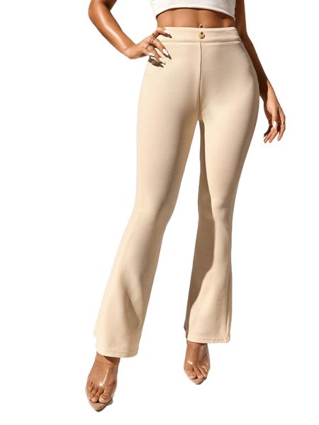 petite solid flare leg pants h7ry#, Black;white
petite solid flare leg pants h7ry#, Black;white