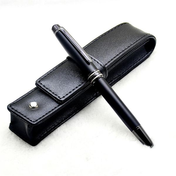 send leather case - msk-163 matte black rollerball pen ballpoint pens stationery office school supplies with serial n3121, Blue;orange
send leather case - msk-163 matte black rollerball pen ballpoint pens stationery office school supplies with serial n3121, Blue;orange