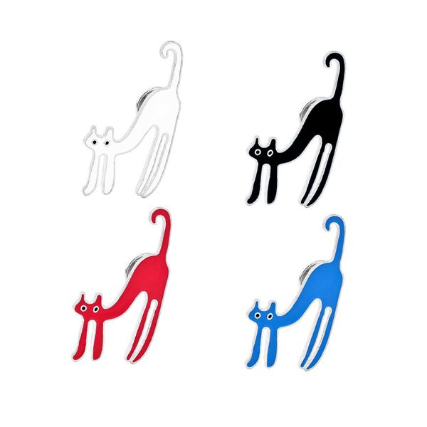 creative animal brooches 4pcs /set cute black white cat paint brooch for women denim shirt silver plated badge pins jewelry gift bag accesso, Gray
creative animal brooches 4pcs /set cute black white cat paint brooch for women denim shirt silver plated badge pins jewelry gift bag accesso, Gray