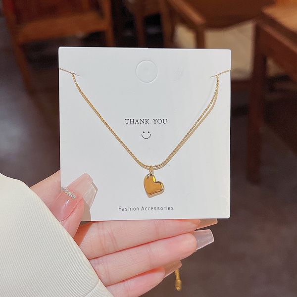 necklace new steel clavicle chain non fading love advanced simple style necklace ins sweet cool jewelry, Silver
necklace new steel clavicle chain non fading love advanced simple style necklace ins sweet cool jewelry, Silver