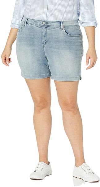 vanderbilt women's amanda basic jean short o1q3#, White;black