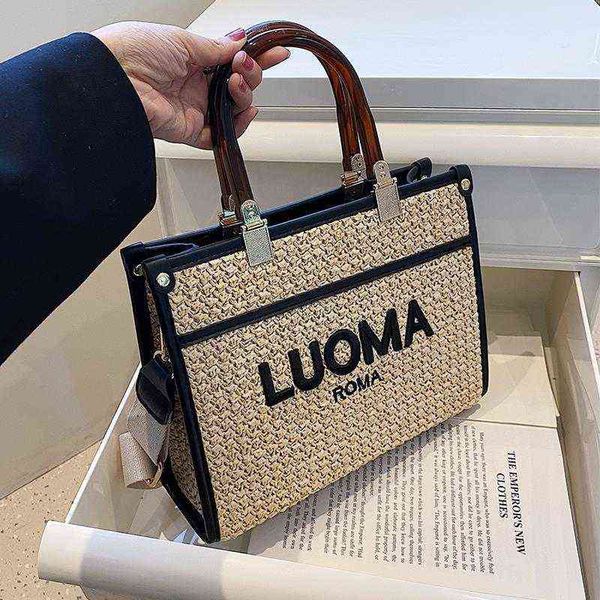 summer simple big bag women's 2022 new casual shoulder versatile messenger straw woven purses
summer simple big bag women's 2022 new casual shoulder versatile messenger straw woven purses