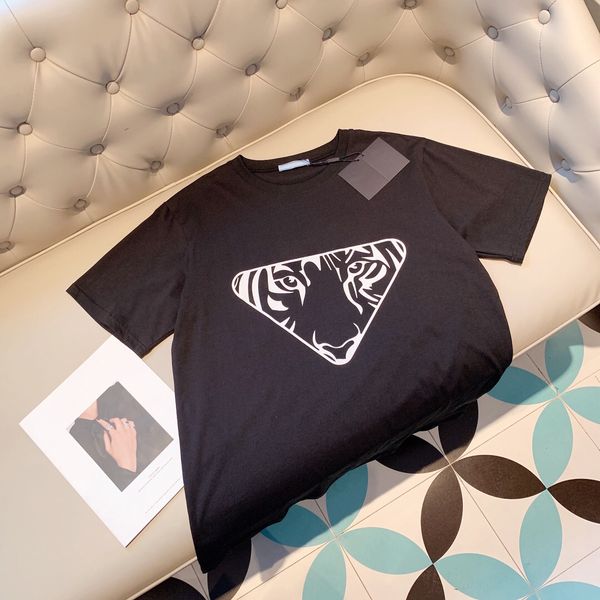 22ss teenager high-end cartoon triangle tiger head tee summer men women couples classic short sleeve casual simple fashion breathable high s, White;black
22ss teenager high-end cartoon triangle tiger head tee summer men women couples classic short sleeve casual simple fashion breathable high s, White;black