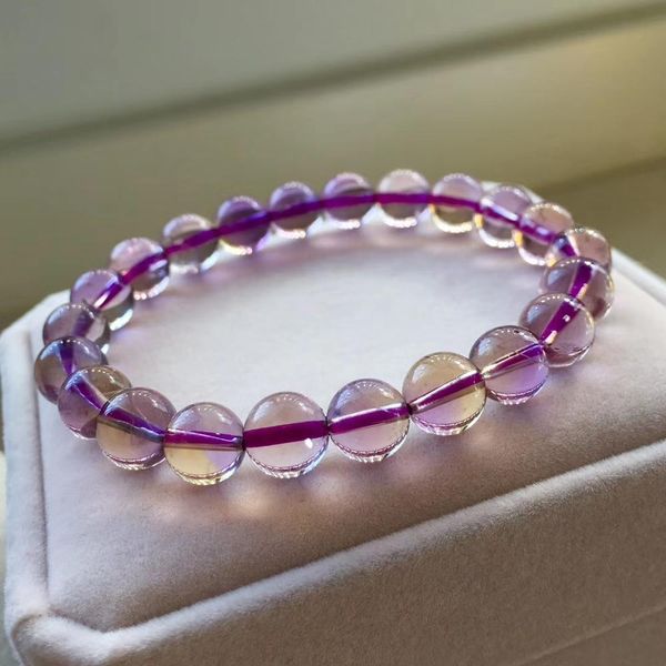 natural ametrine bracelet for women men 8mm rare ametrine gift charms purple round beads aaaaa stretch crystal bracelet jewelry, Silver
natural ametrine bracelet for women men 8mm rare ametrine gift charms purple round beads aaaaa stretch crystal bracelet jewelry, Silver