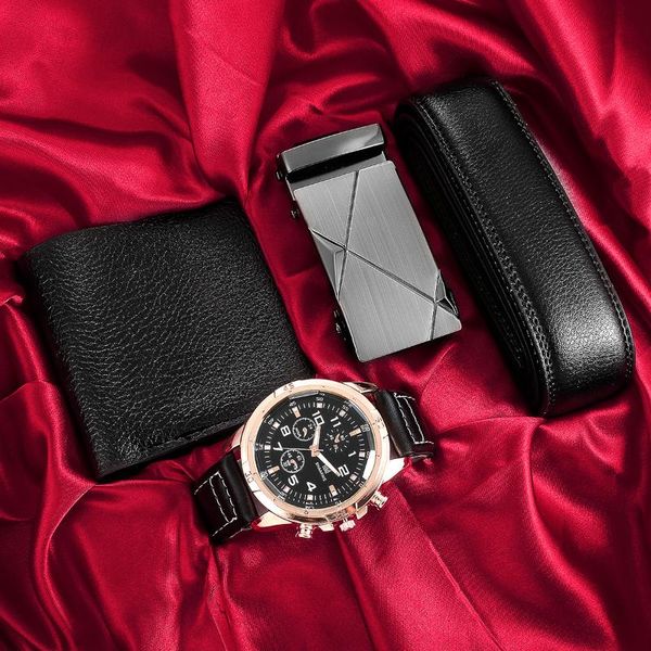 belts men's watch wallet belt set male's gift for father's day birthday 3pcs/set pu strap dad boyfriend good-looking eig88bel, Black;brown
belts men's watch wallet belt set male's gift for father's day birthday 3pcs/set pu strap dad boyfriend good-looking eig88bel, Black;brown