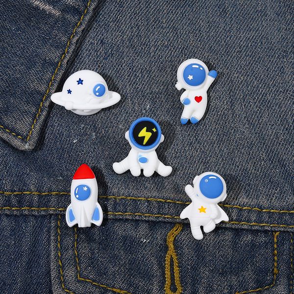 astronaut enamel pins custom cosmonaut rocket planet brooches lapel badges cartoon universe travel jewelry gift for kids friends, Gray
astronaut enamel pins custom cosmonaut rocket planet brooches lapel badges cartoon universe travel jewelry gift for kids friends, Gray