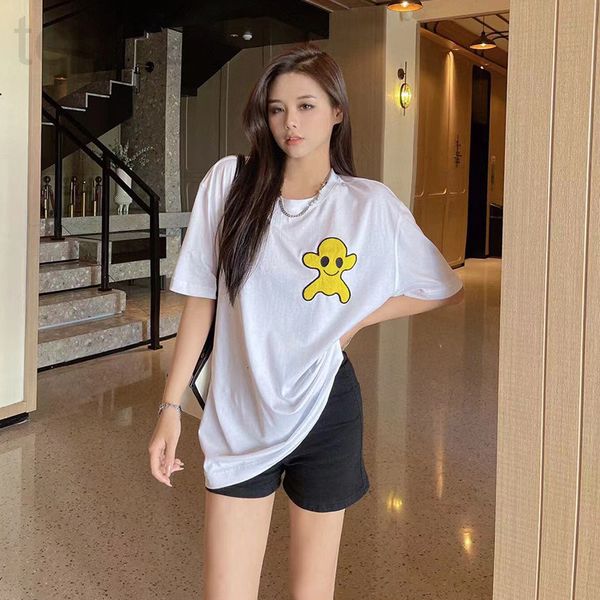 women's t-shirt designer 2022 spring and summer new fashion foreign style cartoon little monster embroidery round neck short sleeve t-s, White
women's t-shirt designer 2022 spring and summer new fashion foreign style cartoon little monster embroidery round neck short sleeve t-s, White