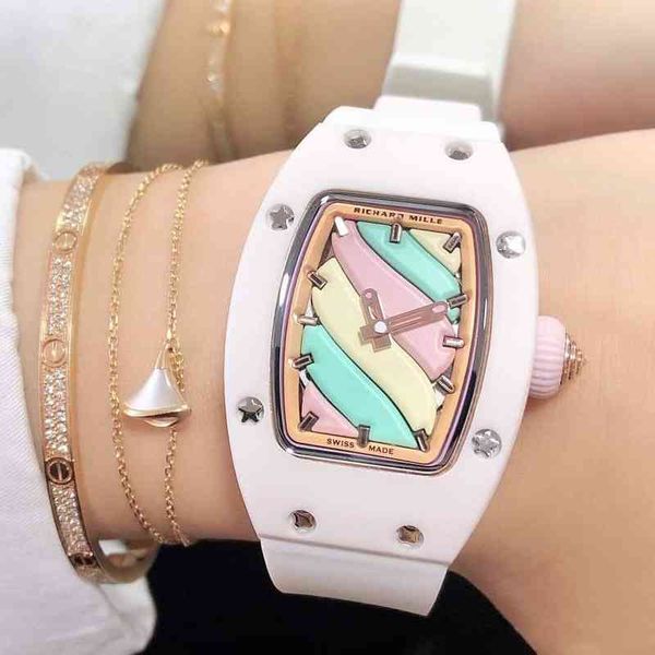 luxury wristwatch richa milles marshmallow rm00703 fully automatic mechanical watch ceramic case women's watch watches, Slivery;golden
luxury wristwatch richa milles marshmallow rm00703 fully automatic mechanical watch ceramic case women's watch watches, Slivery;golden