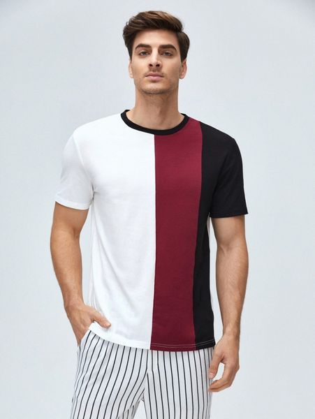 men colorblock m0ko#, White;black 
men colorblock m0ko#, White;black