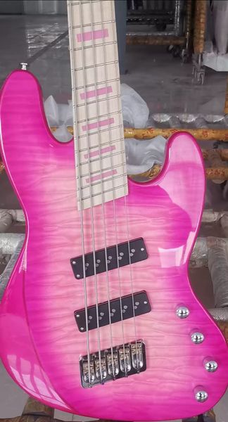 5 string electric guitar bass body basswood chrome hardware quilted maple neck & fingerboard maple 3 style choose
5 string electric guitar bass body basswood chrome hardware quilted maple neck & fingerboard maple 3 style choose
