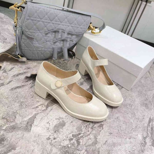 sandals mary jane small leather shoes women's belt buckle round head high heel shallow mouth french thick single iflx, Black
sandals mary jane small leather shoes women's belt buckle round head high heel shallow mouth french thick single iflx, Black