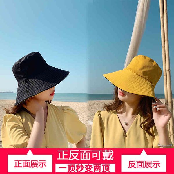 hats double sided fisherman's female fashion outdoor beach travel sunscreen big edge sunshade, Blue;gray
hats double sided fisherman's female fashion outdoor beach travel sunscreen big edge sunshade, Blue;gray