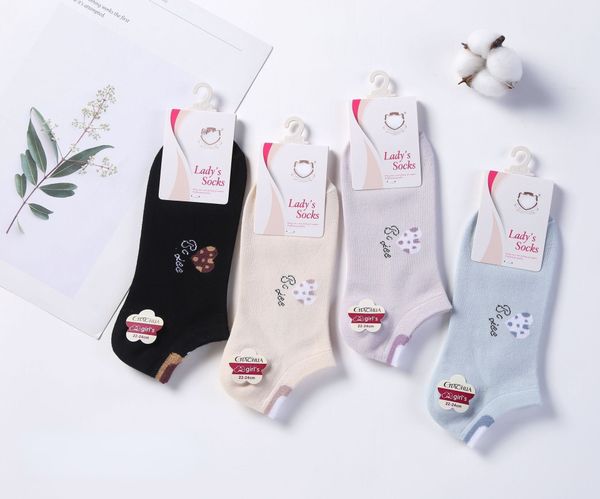 sock solid color cotton summer thin shallow tube invisible japan and south korea, Pink;yellow
sock solid color cotton summer thin shallow tube invisible japan and south korea, Pink;yellow