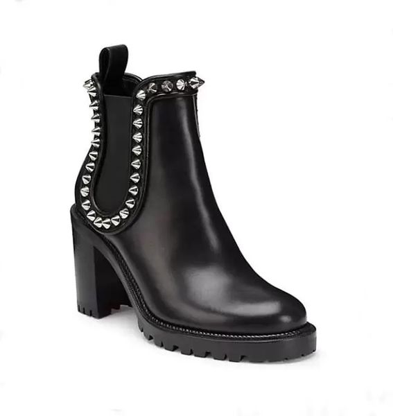 women ankle boots black genuine leather with rivets boots red rubber shoes capahuttas spiked leather boot platform pumps eu35-43 with box
women ankle boots black genuine leather with rivets boots red rubber shoes capahuttas spiked leather boot platform pumps eu35-43 with box