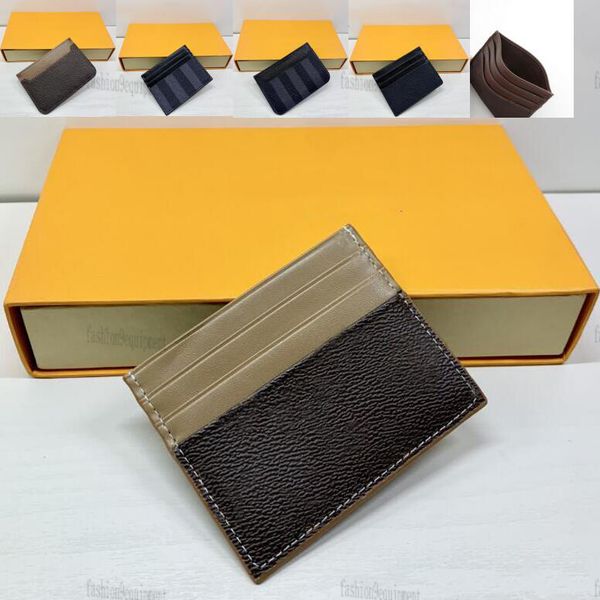 wholesale designer men women credit id card holder l real leather wallet flower check mens purse fashion cardholder case luxury bag with box, Brown;gray
wholesale designer men women credit id card holder l real leather wallet flower check mens purse fashion cardholder case luxury bag with box, Brown;gray