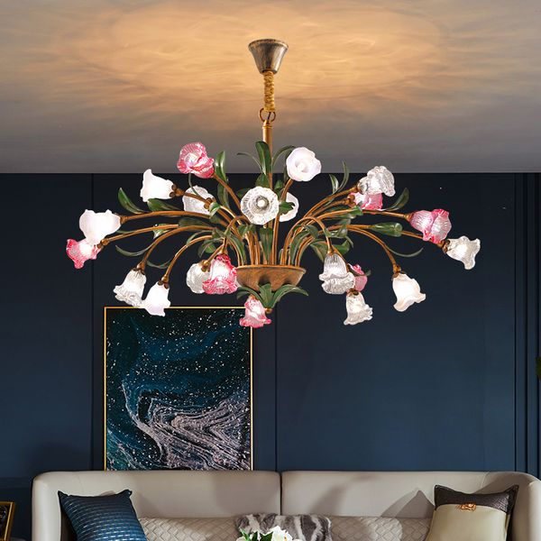 french living room flower decoration chandeliers pastoral art crystal chandelier lighting american retro glass pendant lamps dining room bed
french living room flower decoration chandeliers pastoral art crystal chandelier lighting american retro glass pendant lamps dining room bed