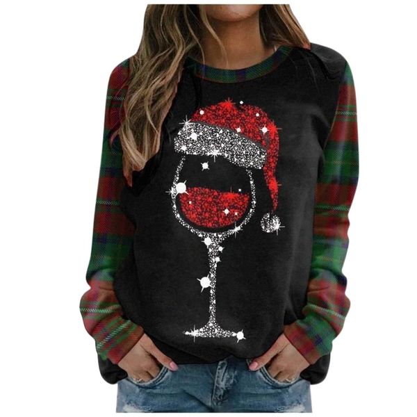 women's hoodies & sweatshirts christmas fashion casual long sleeve printed ladies winter o neck sudaderas clothing h1uc#, Black
women's hoodies & sweatshirts christmas fashion casual long sleeve printed ladies winter o neck sudaderas clothing h1uc#, Black